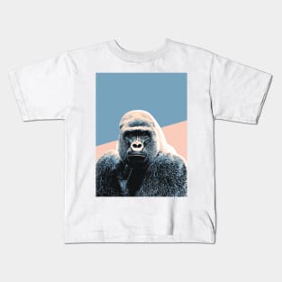 Retro Gorilla Art Kids T-Shirt